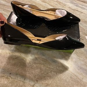 Sam Edelman black patent leather Rodney flats